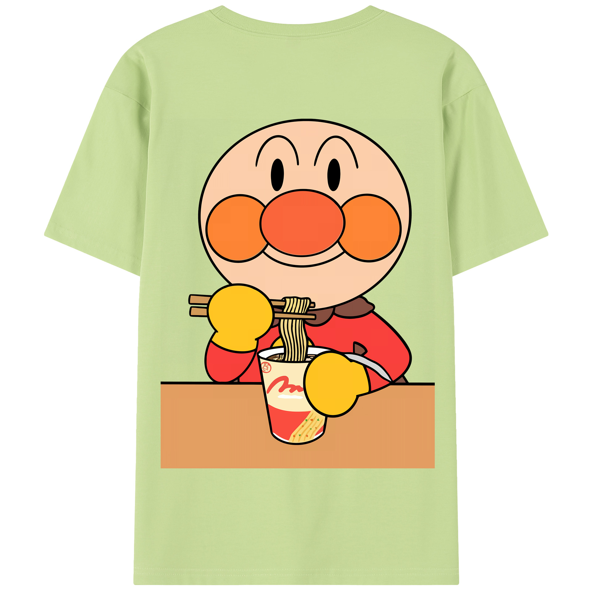 （画像用） アンパンマン Anpanman 綿100％半袖Tシャツ（背面プリント）